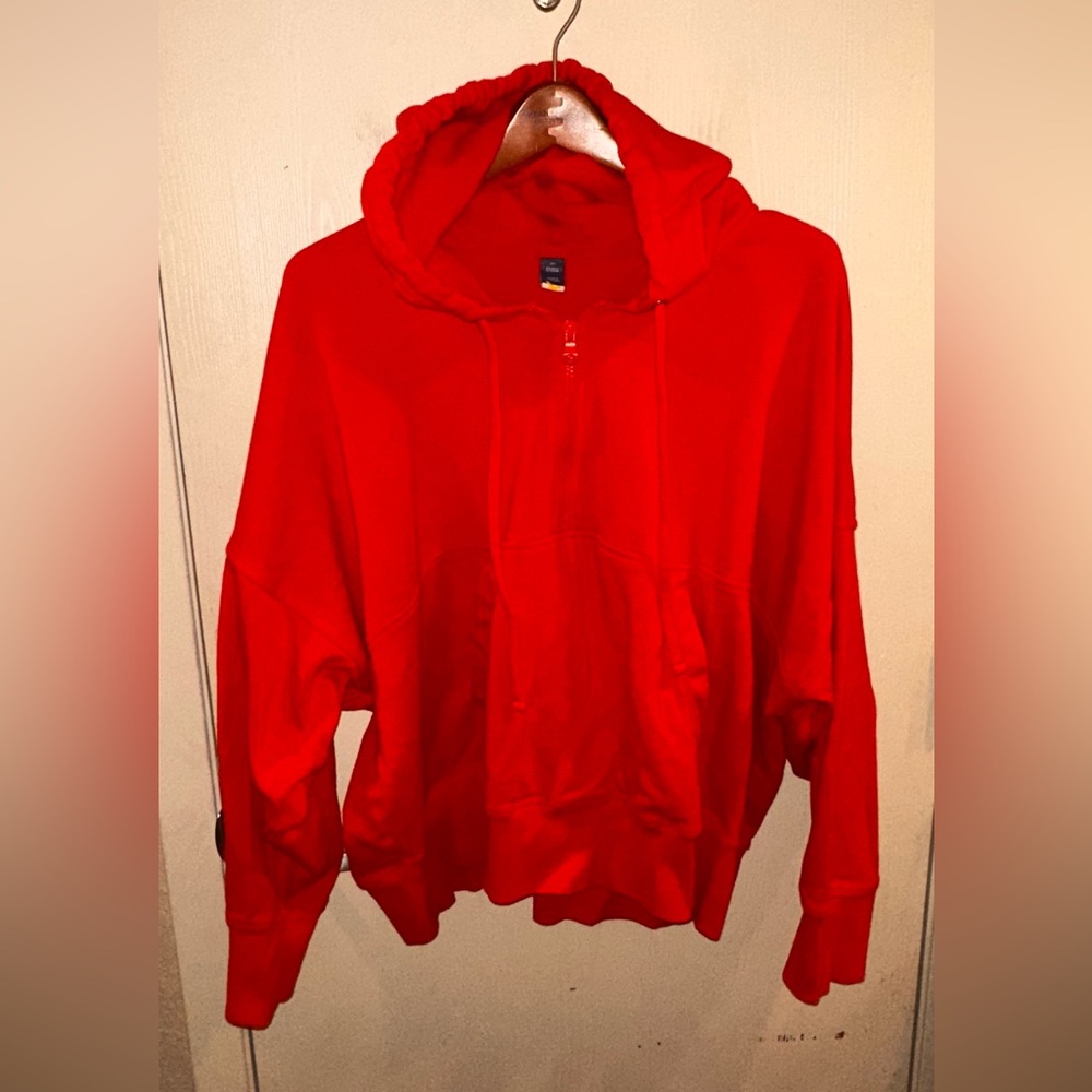 Old Navy Men's Zip Up Sweater - Bold Red